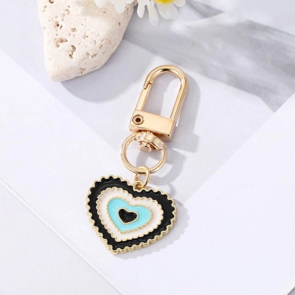 Evil Eye Keyring Boho Amulet Evil Eye Keychain Handbag Charms Blue Eye